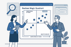 Gartner Magic Quadrant Visualisierung